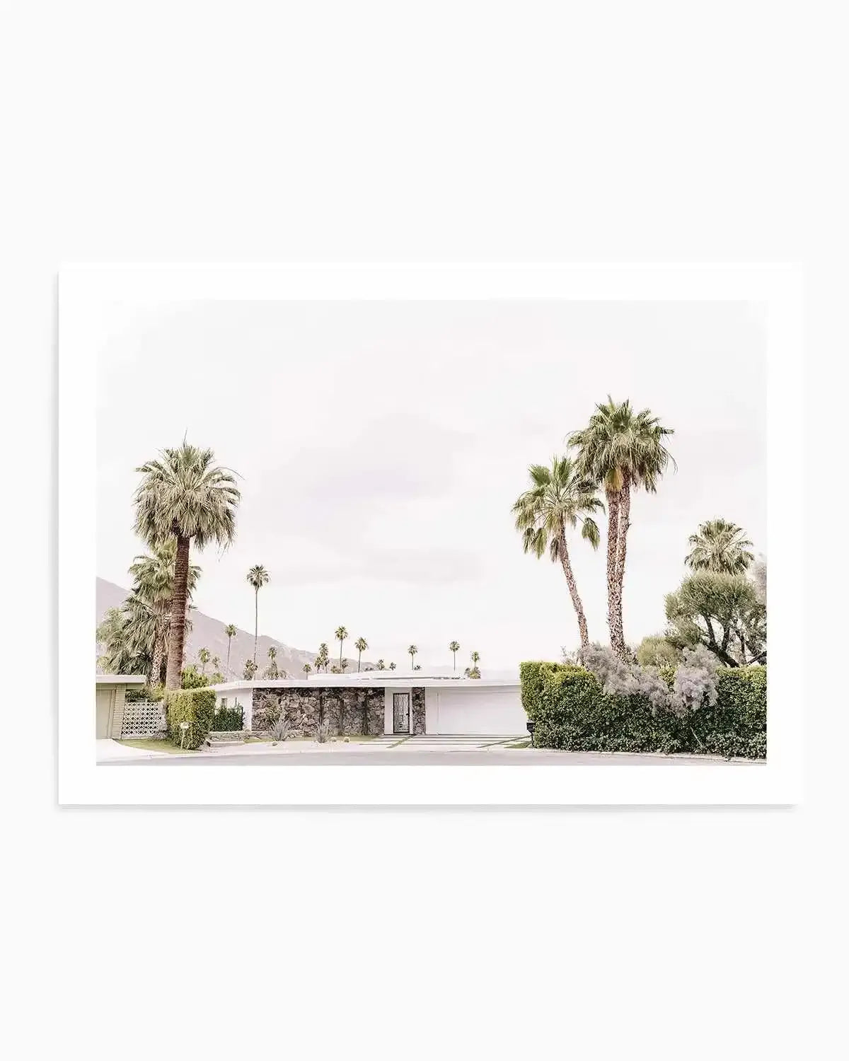 Twin Palms, Palm Springs Art Print from Olive et Oriel where you can shop wallpaper and artworks online