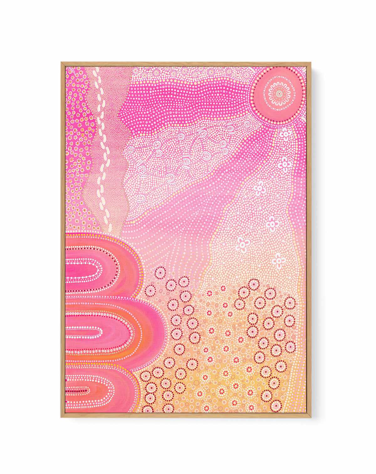 Walk Together by Domica Hill | Framed Canvas Art Print from Olive et Oriel where you can shop wallpaper and artworks online
