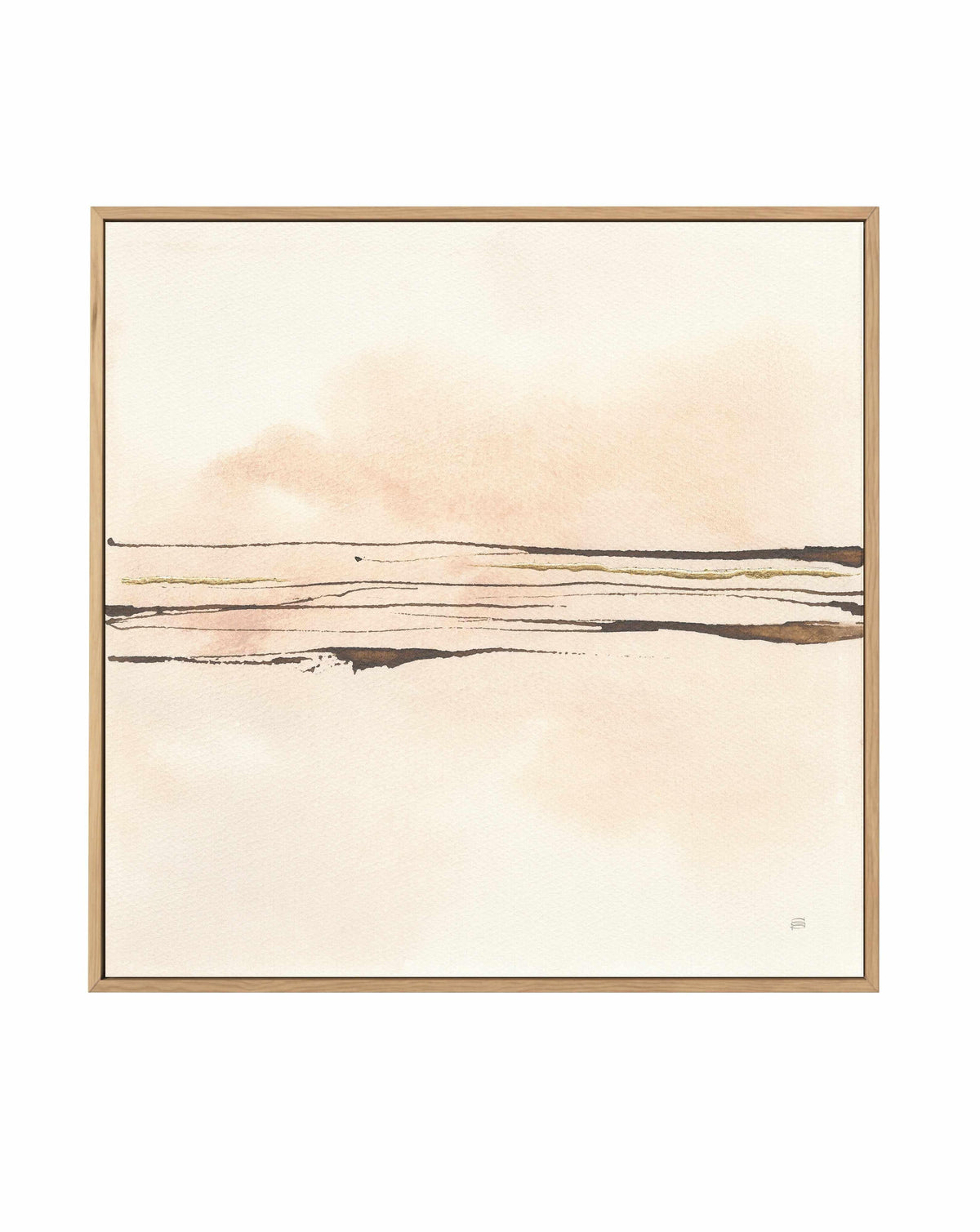 Walnut Minimal I | Framed Canvas Art Print from Olive et Oriel where you can shop wallpaper and artworks online