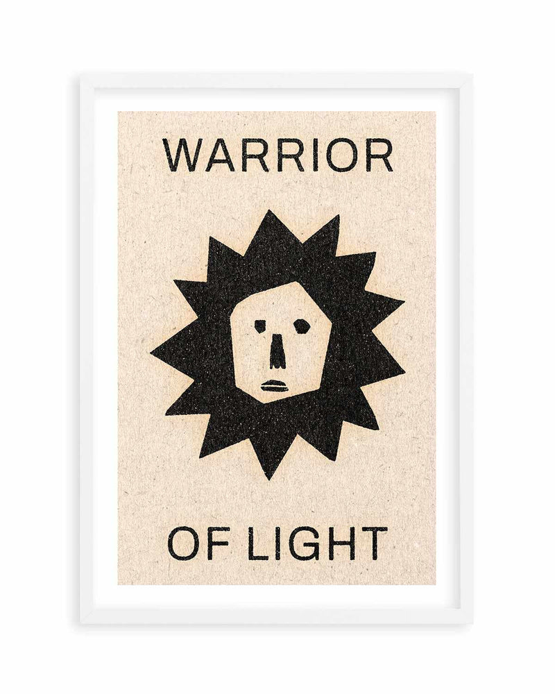 Warrior Of Light by David Schmitt Art Print