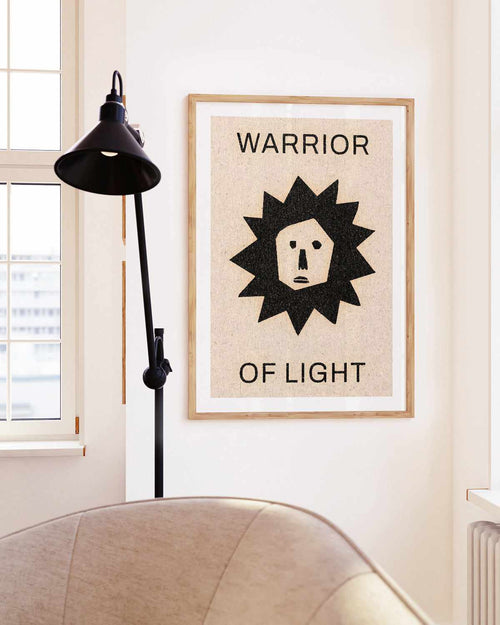 Warrior Of Light by David Schmitt Art Print