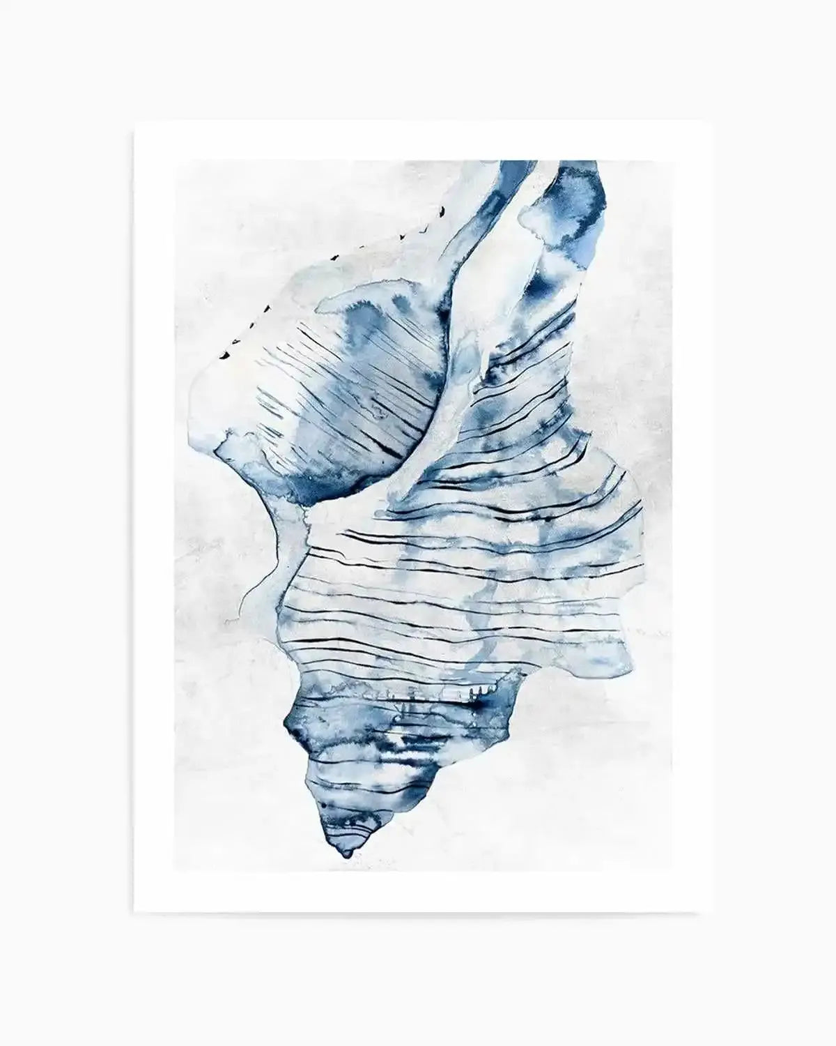 Watercolour Shell I Art Print from Olive et Oriel where you can shop wallpaper and artworks online