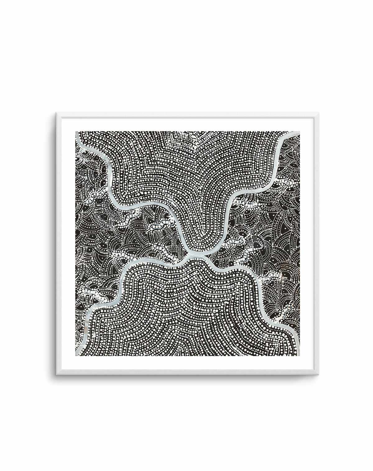 2158/25 Canvas Prestretched Watiyawarnu Jukurrpa (Seed Dreaming) 30x30cm Tanya Nungarrayi Collins - Warlukulangu Artists main image 1