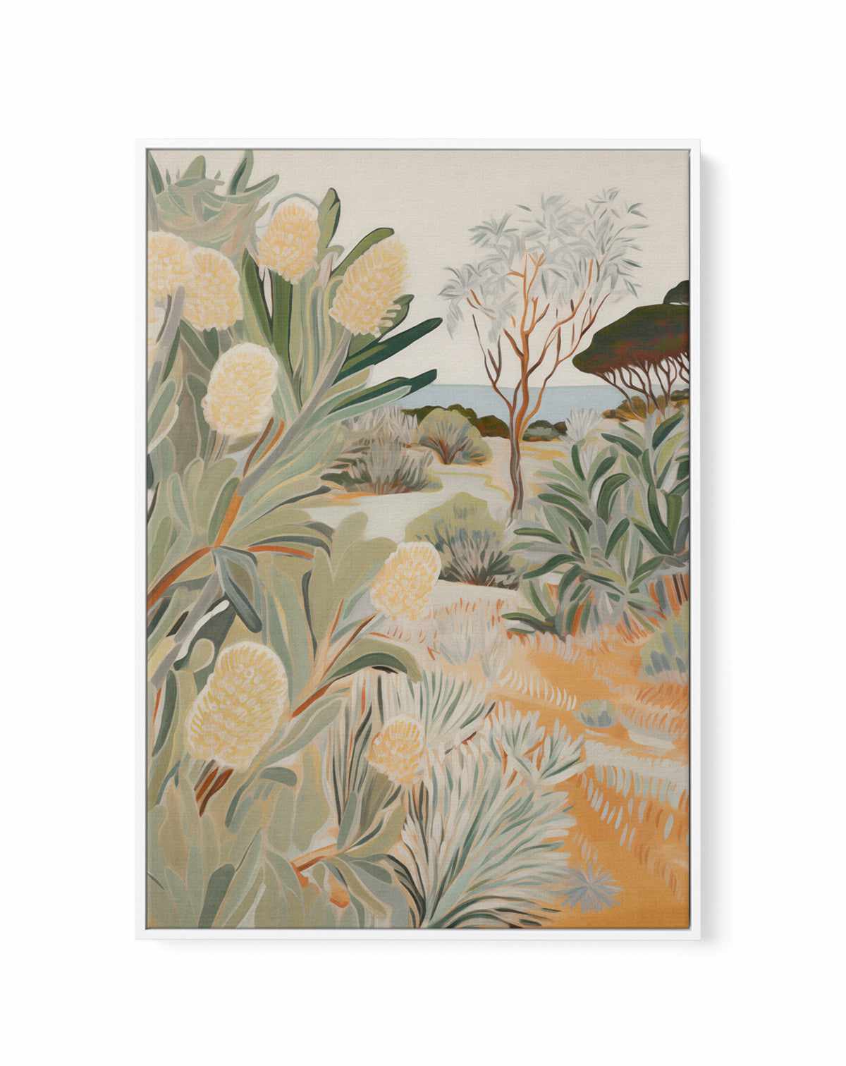 Coast to Coast - Orchid frame oil canvas main image 1