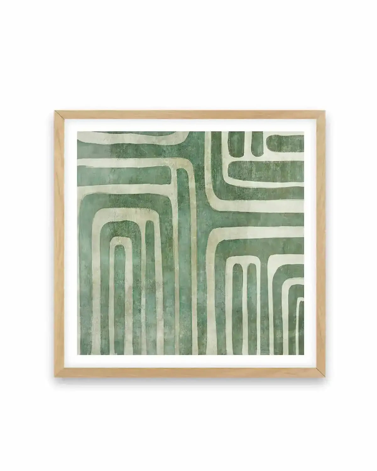 Whimsical Green I Art Print from Olive et Oriel where you can shop wallpaper and artworks online