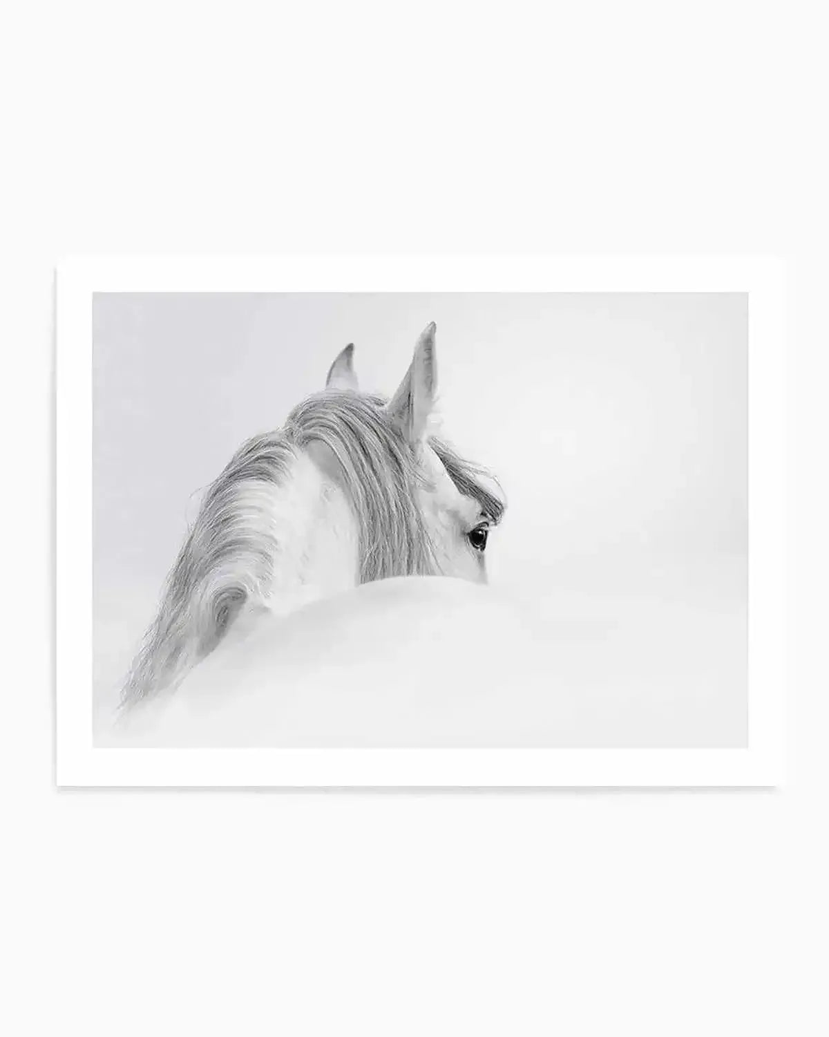 White Spirit Art Print from Olive et Oriel where you can shop wallpaper and artworks online