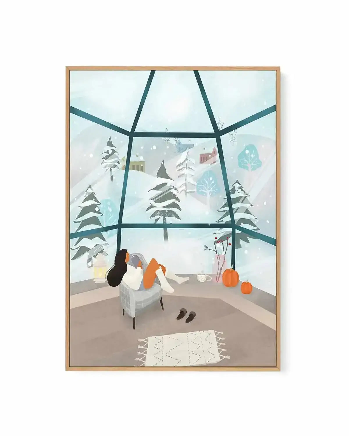 Winter Wonderland by Petra Lizde | Framed Canvas Art Print from Olive et Oriel where you can shop wallpaper and artworks online