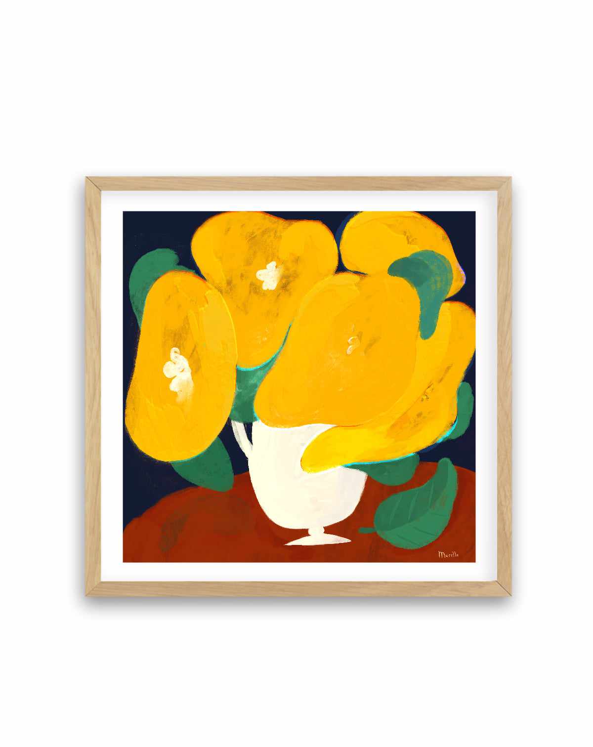 Yellow Flowers by Marco Marella | Art Print from Olive et Oriel where you can shop wallpaper and artworks online