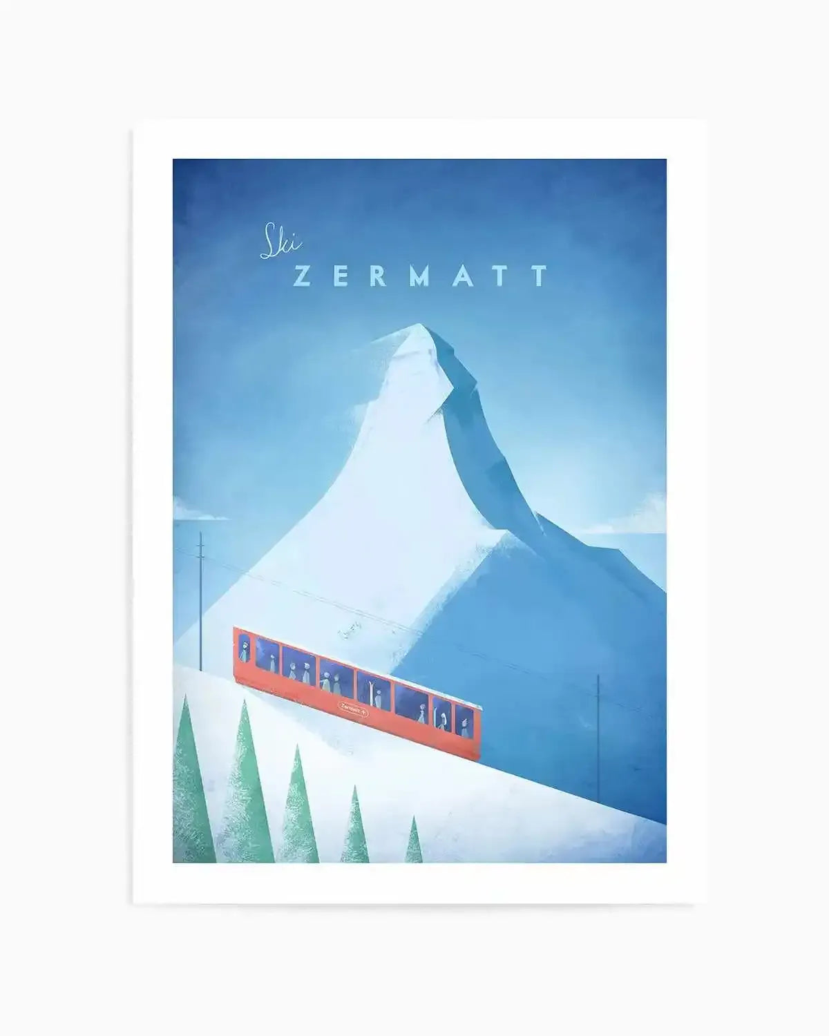 Zermatt by Henry Rivers Art Print from Olive et Oriel where you can shop wallpaper and artworks online