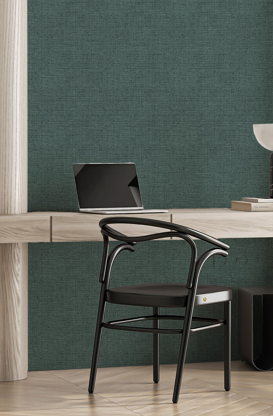 Ashsa in Moss Commercial Vinyl Wallcovering-Commercial Wallcoverings-Olive et Oriel-Luxury commercial-grade embossed and textured vinyl wallcovering durable fire-rated washable stain-resistant and customizable perfect for hotels offices retail childcare healthcare and hospital spaces vinyl wallpaper