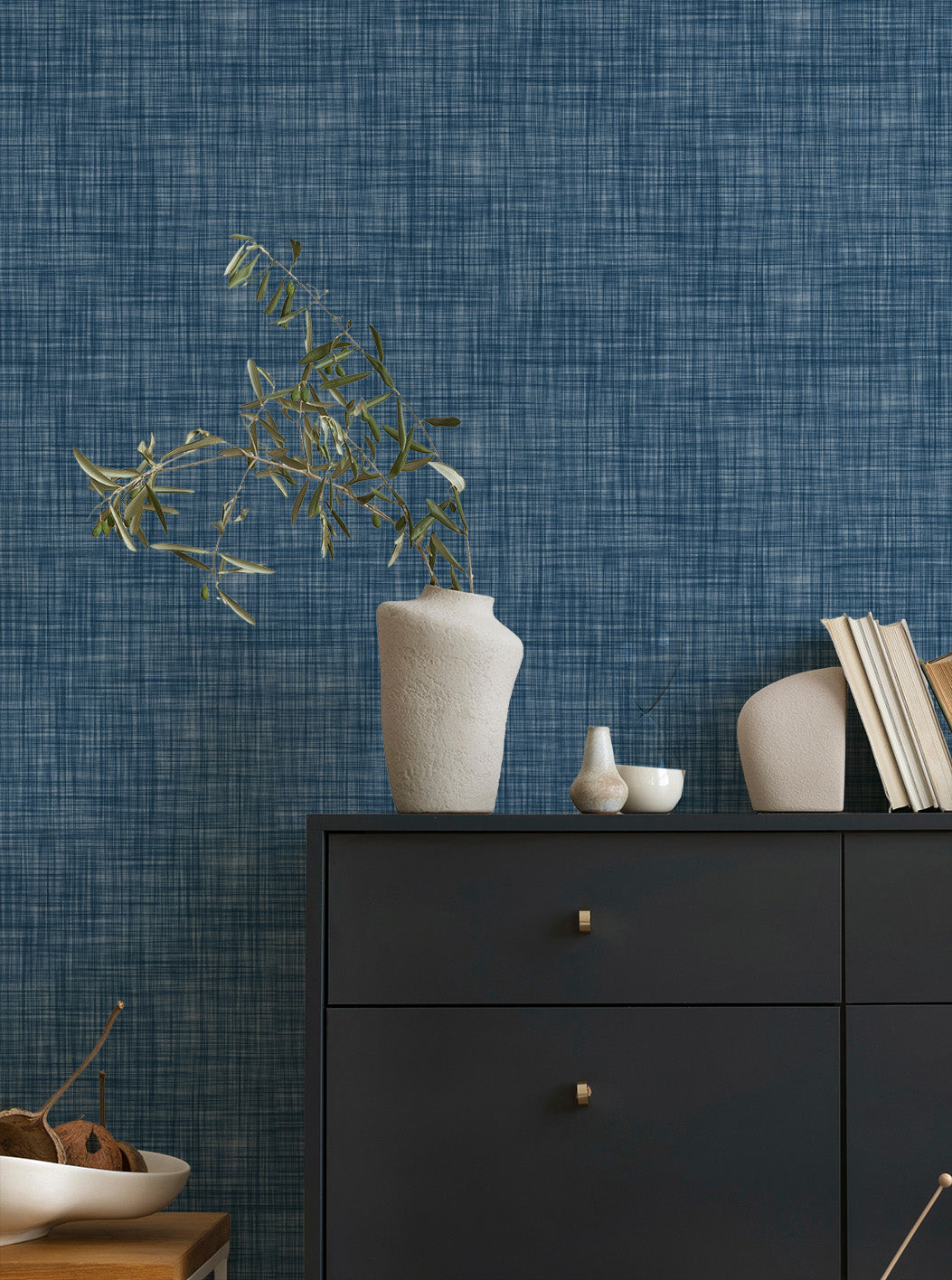 Aspen in Aegean Commercial Vinyl Wallcovering-Commercial Wallcoverings-Olive et Oriel-Luxury commercial-grade embossed and textured vinyl wallcovering durable fire-rated washable stain-resistant and customizable perfect for hotels offices retail childcare healthcare and hospital spaces vinyl wallpaper