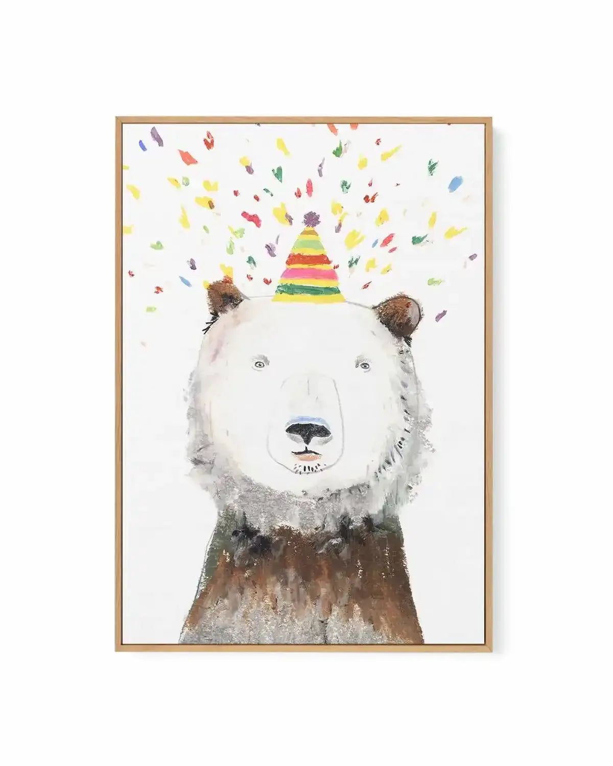Bear Bonanza | Framed Canvas Art Print from Olive et Oriel where you can shop wallpaper and artworks online