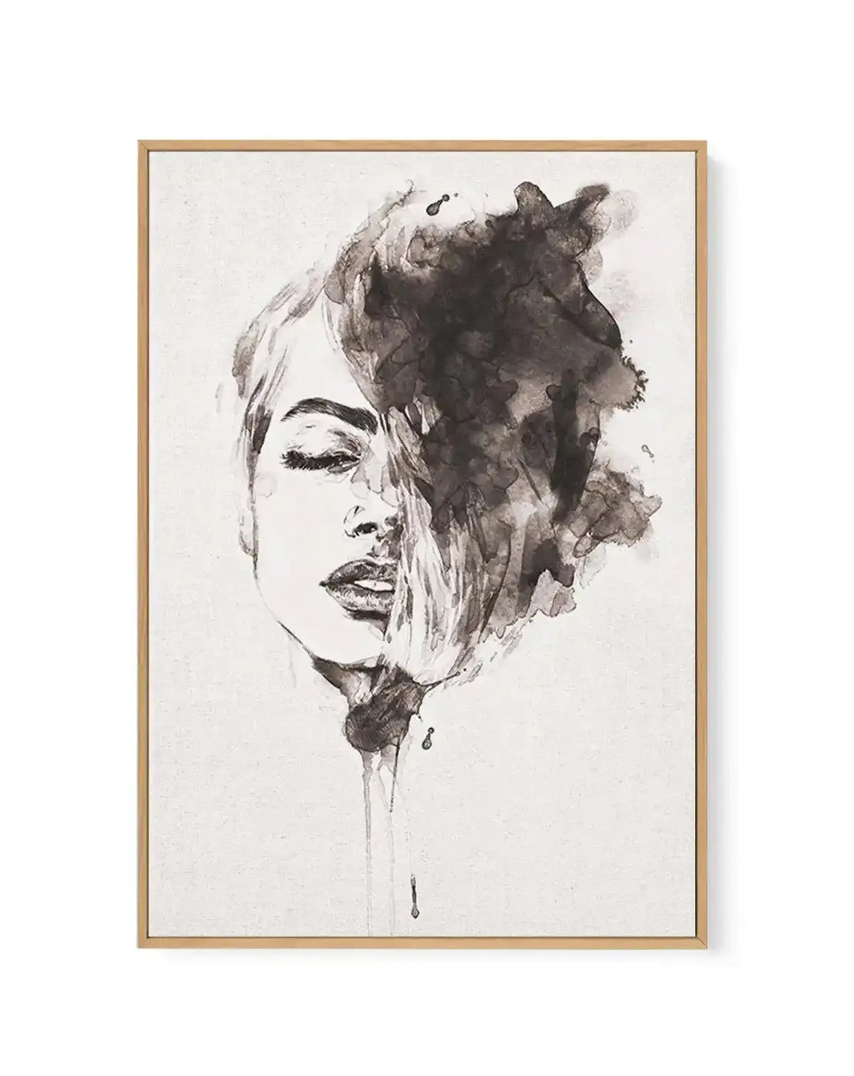 Beauty on Linen | Framed Canvas-CANVAS-You can shop wall art online with Olive et Oriel for everything from abstract art to fun kids wall art. Our beautiful modern art prints and canvas art are available from large canvas prints to wall art paintings and our proudly Australian artwork collection offers only the highest quality framed large wall art and canvas art Australia - You can buy fashion photography prints or Hampton print posters and paintings on canvas from Olive et Oriel and have them