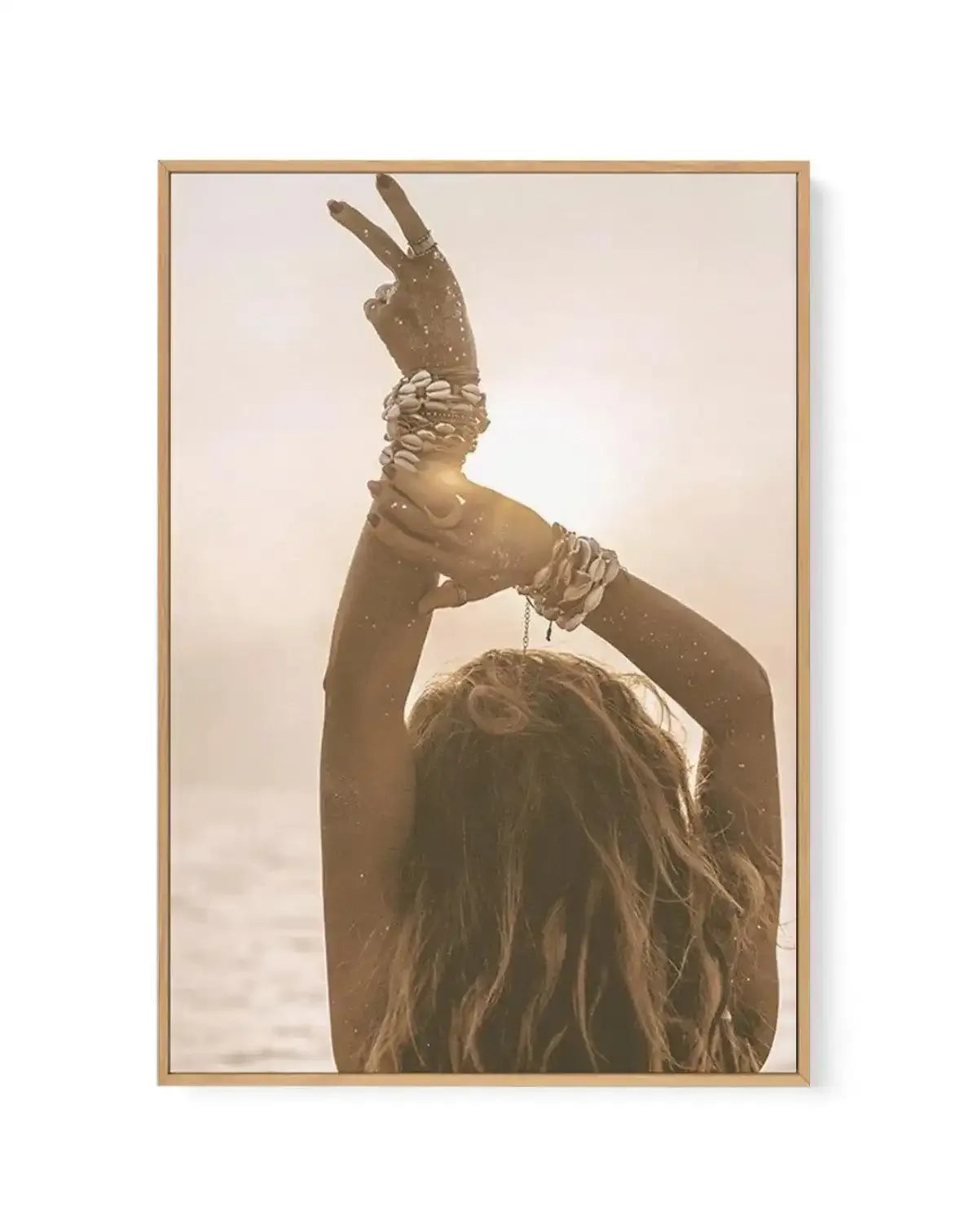 Bohemian Girl I | Framed Canvas-CANVAS-You can shop wall art online with Olive et Oriel for everything from abstract art to fun kids wall art. Our beautiful modern art prints and canvas art are available from large canvas prints to wall art paintings and our proudly Australian artwork collection offers only the highest quality framed large wall art and canvas art Australia - You can buy fashion photography prints or Hampton print posters and paintings on canvas from Olive et Oriel and have them