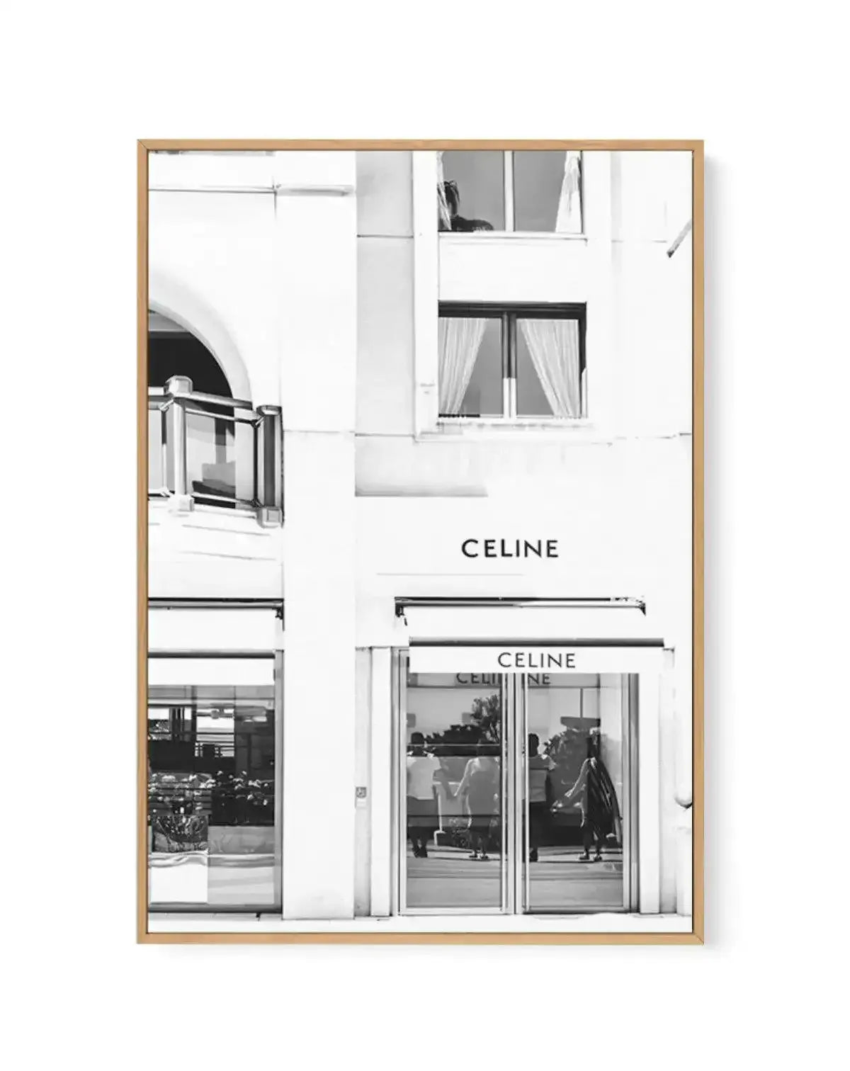 Celine | Cannes | Framed Canvas-CANVAS-You can shop wall art online with Olive et Oriel for everything from abstract art to fun kids wall art. Our beautiful modern art prints and canvas art are available from large canvas prints to wall art paintings and our proudly Australian artwork collection offers only the highest quality framed large wall art and canvas art Australia - You can buy fashion photography prints or Hampton print posters and paintings on canvas from Olive et Oriel and have them