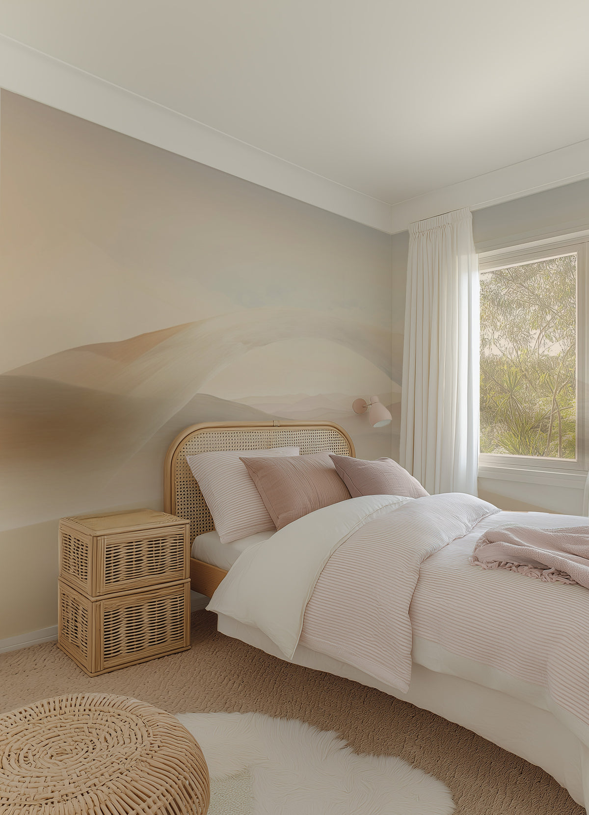 Ethereal Escapism Wallpaper Mural from Olive et Oriel where you can shop wallpaper and artworks online