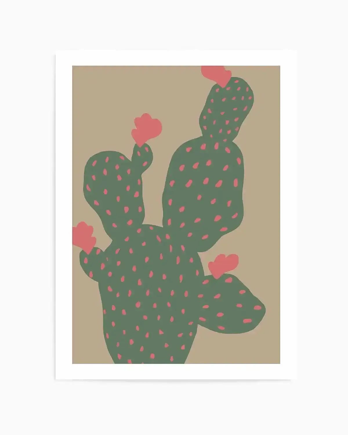 Green Cactus I Art Print from Olive et Oriel where you can shop wallpaper and artworks online