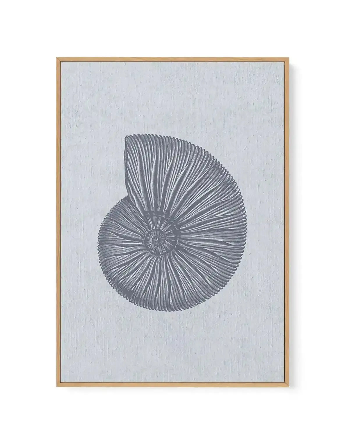 Hamptons Seaside Collection II Blue | Framed Canvas Art Print blue coastal art print