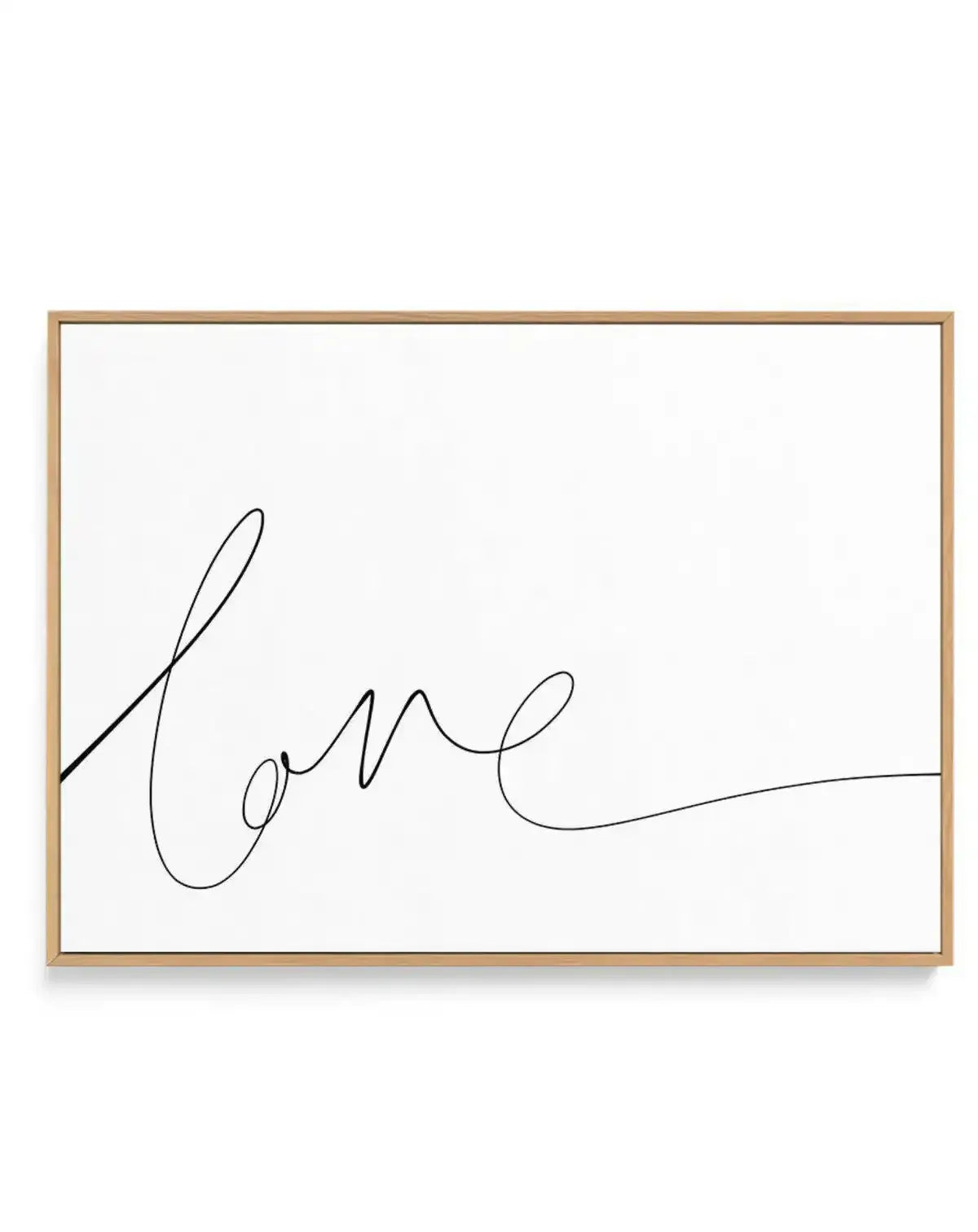 Love | Hand Scripted | Framed Canvas-CANVAS-You can shop wall art online with Olive et Oriel for everything from abstract art to fun kids wall art. Our beautiful modern art prints and canvas art are available from large canvas prints to wall art paintings and our proudly Australian artwork collection offers only the highest quality framed large wall art and canvas art Australia - You can buy fashion photography prints or Hampton print posters and paintings on canvas from Olive et Oriel and have