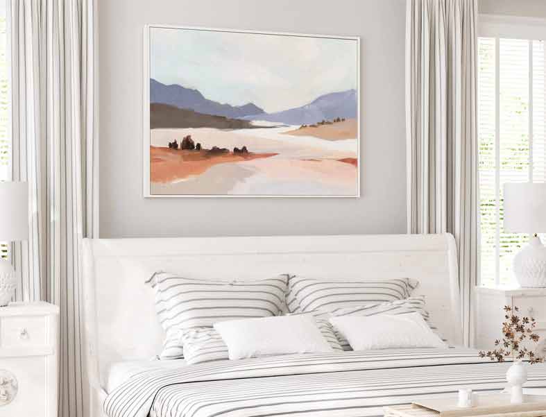 Order abstract landscape painting framed canvas photo art prints online with Olive et Oriel Australia