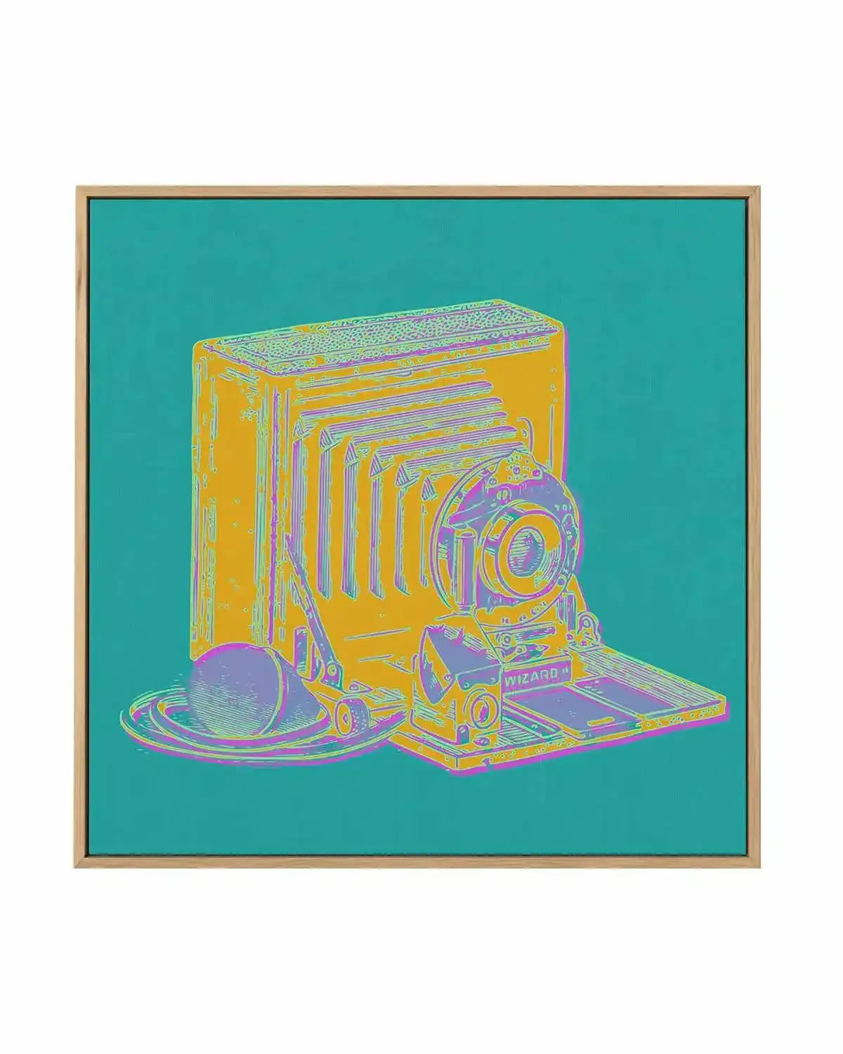 Retro Pop | Framed Canvas Art Print from Olive et Oriel where you can shop wallpaper and artworks online