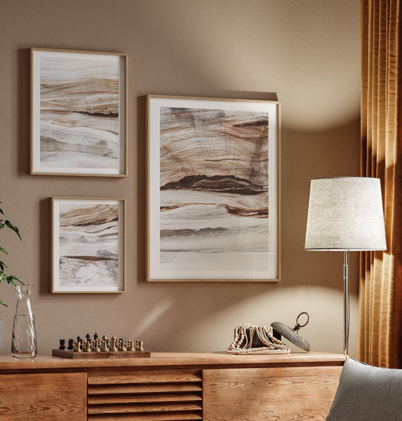 Shop brown art prints with Olive et Oriel - Buy brown abstract wall art prints and extra large wall art or brown canvas art for your home. Our brown modern contemporary artwork offers professional art print poster and framing services.