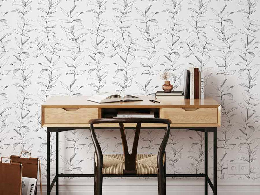 Small home office nook featuring our black and white leaf and leaves wallpaper>
              </noscript>
              </div>
            
            </a>
            <div class=