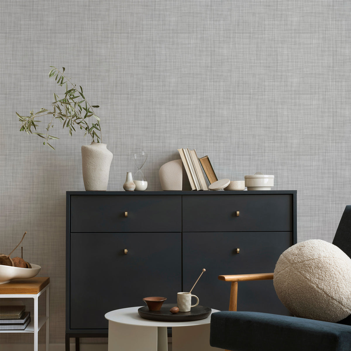 Cross Hatch Wallpaper from Olive et Oriel where you can shop wallpaper and artworks online