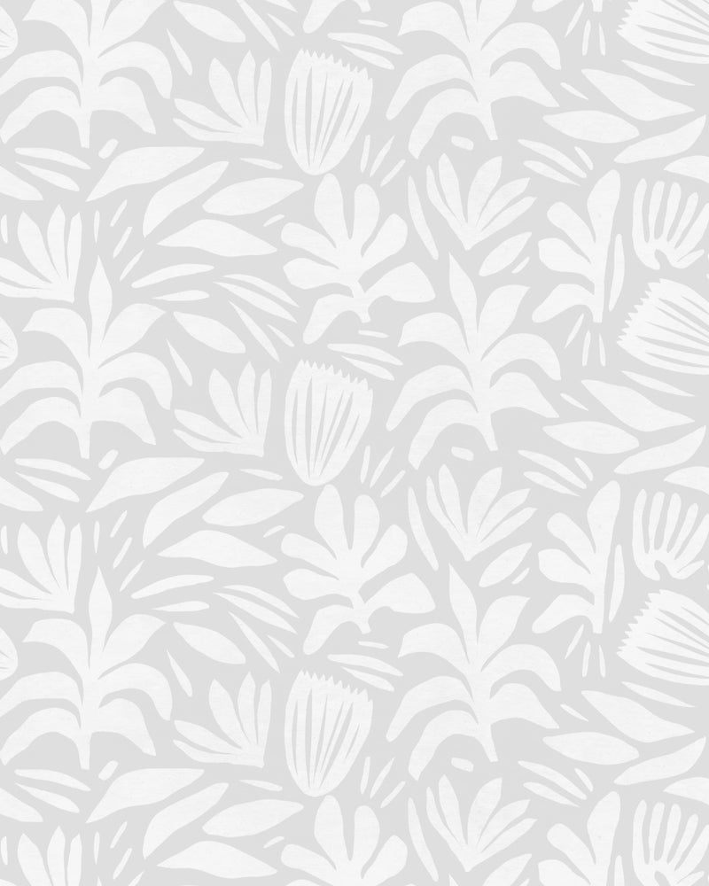 Modern Cut Grey Wallpaper