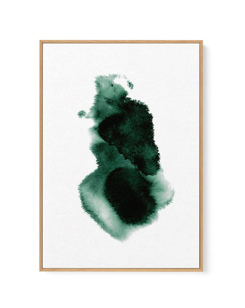 Abstract Green Watercolour I | Framed Canvas-CANVAS-You can shop wall art online with Olive et Oriel for everything from abstract art to fun kids wall art. Our beautiful modern art prints and canvas art are available from large canvas prints to wall art paintings and our proudly Australian artwork collection offers only the highest quality framed large wall art and canvas art Australia - You can buy fashion photography prints or Hampton print posters and paintings on canvas from Olive et Oriel a
