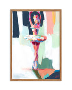 Ballerina by Jenny Westenhofer Art Print-PRINT-Olive et Oriel-Jenny Westenhofer-50x70 cm | 19.6" x 27.5"-Walnut-With White Border-Buy-Australian-Art-Prints-Online-with-Olive-et-Oriel-Your-Artwork-Specialists-Austrailia-Decorate-With-Coastal-Photo-Wall-Art-Prints-From-Our-Beach-House-Artwork-Collection-Fine-Poster-and-Framed-Artwork