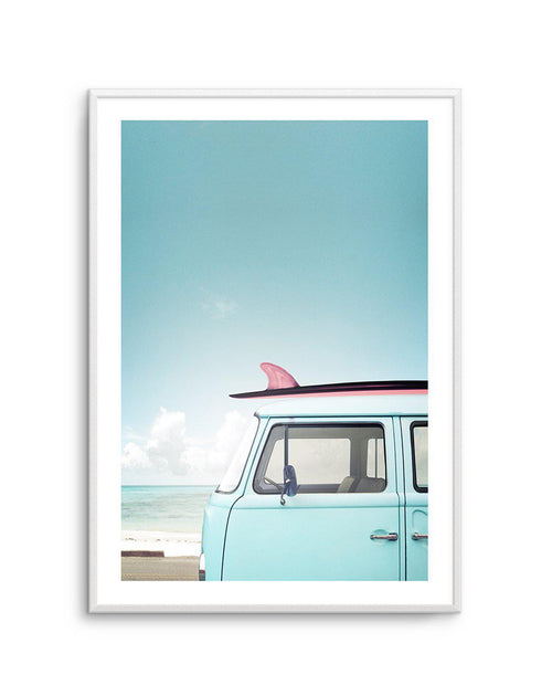 Beach Kombi Art Print-PRINT-Olive et Oriel-Olive et Oriel-A4 | 8.3" x 11.7" | 21 x 29.7cm-Unframed Art Print-With White Border-Buy-Australian-Art-Prints-Online-with-Olive-et-Oriel-Your-Artwork-Specialists-Austrailia-Decorate-With-Coastal-Photo-Wall-Art-Prints-From-Our-Beach-House-Artwork-Collection-Fine-Poster-and-Framed-Artwork