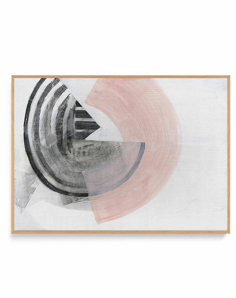 Blush Luxe by Kirsta Benedetti | Framed Canvas Art Print