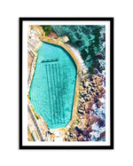 Bronte Ocean Pool Art Print-PRINT-Olive et Oriel-Olive et Oriel-A5 | 5.8" x 8.3" | 14.8 x 21cm-Black-With White Border-Buy-Australian-Art-Prints-Online-with-Olive-et-Oriel-Your-Artwork-Specialists-Austrailia-Decorate-With-Coastal-Photo-Wall-Art-Prints-From-Our-Beach-House-Artwork-Collection-Fine-Poster-and-Framed-Artwork