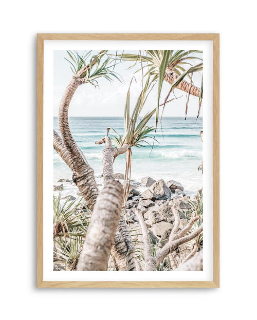 Coolangatta Coast View I, QLD Art Print | PT-PRINT-Olive et Oriel-Olive et Oriel-A5 | 5.8" x 8.3" | 14.8 x 21cm-Oak-With White Border-Buy-Australian-Art-Prints-Online-with-Olive-et-Oriel-Your-Artwork-Specialists-Austrailia-Decorate-With-Coastal-Photo-Wall-Art-Prints-From-Our-Beach-House-Artwork-Collection-Fine-Poster-and-Framed-Artwork
