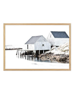 Cottages By The Sea Art Print-PRINT-Olive et Oriel-Olive et Oriel-A5 | 5.8" x 8.3" | 14.8 x 21cm-Oak-With White Border-Buy-Australian-Art-Prints-Online-with-Olive-et-Oriel-Your-Artwork-Specialists-Austrailia-Decorate-With-Coastal-Photo-Wall-Art-Prints-From-Our-Beach-House-Artwork-Collection-Fine-Poster-and-Framed-Artwork