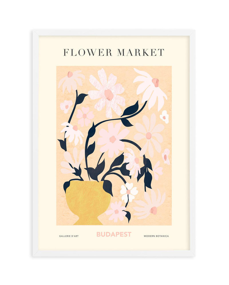 Flower Market Budapest Art Print-PRINT-Olive et Oriel-Olive et Oriel-A5 | 5.8" x 8.3" | 14.8 x 21cm-White-With White Border-Buy-Australian-Art-Prints-Online-with-Olive-et-Oriel-Your-Artwork-Specialists-Austrailia-Decorate-With-Coastal-Photo-Wall-Art-Prints-From-Our-Beach-House-Artwork-Collection-Fine-Poster-and-Framed-Artwork