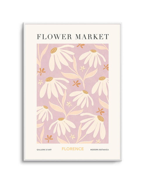 Flower Market Florence Art Print-PRINT-Olive et Oriel-Olive et Oriel-A5 | 5.8" x 8.3" | 14.8 x 21cm-Unframed Art Print-With White Border-Buy-Australian-Art-Prints-Online-with-Olive-et-Oriel-Your-Artwork-Specialists-Austrailia-Decorate-With-Coastal-Photo-Wall-Art-Prints-From-Our-Beach-House-Artwork-Collection-Fine-Poster-and-Framed-Artwork
