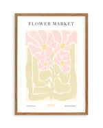 Flower Market Ibiza Art Print-PRINT-Olive et Oriel-Olive et Oriel-50x70 cm | 19.6" x 27.5"-Walnut-With White Border-Buy-Australian-Art-Prints-Online-with-Olive-et-Oriel-Your-Artwork-Specialists-Austrailia-Decorate-With-Coastal-Photo-Wall-Art-Prints-From-Our-Beach-House-Artwork-Collection-Fine-Poster-and-Framed-Artwork