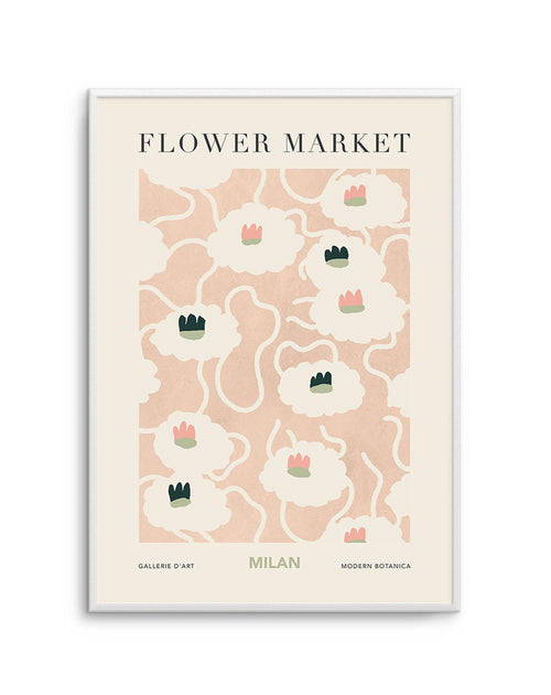 Flower Market Milan Art Print-PRINT-Olive et Oriel-Olive et Oriel-A5 | 5.8" x 8.3" | 14.8 x 21cm-Unframed Art Print-With White Border-Buy-Australian-Art-Prints-Online-with-Olive-et-Oriel-Your-Artwork-Specialists-Austrailia-Decorate-With-Coastal-Photo-Wall-Art-Prints-From-Our-Beach-House-Artwork-Collection-Fine-Poster-and-Framed-Artwork