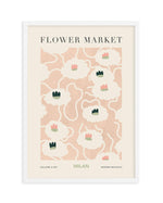 Flower Market Milan Art Print-PRINT-Olive et Oriel-Olive et Oriel-A5 | 5.8" x 8.3" | 14.8 x 21cm-White-With White Border-Buy-Australian-Art-Prints-Online-with-Olive-et-Oriel-Your-Artwork-Specialists-Austrailia-Decorate-With-Coastal-Photo-Wall-Art-Prints-From-Our-Beach-House-Artwork-Collection-Fine-Poster-and-Framed-Artwork
