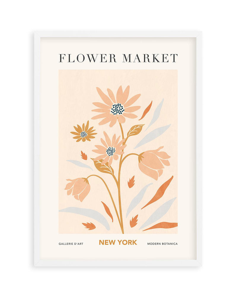 Flower Market New York Art Print-PRINT-Olive et Oriel-Olive et Oriel-A5 | 5.8" x 8.3" | 14.8 x 21cm-White-With White Border-Buy-Australian-Art-Prints-Online-with-Olive-et-Oriel-Your-Artwork-Specialists-Austrailia-Decorate-With-Coastal-Photo-Wall-Art-Prints-From-Our-Beach-House-Artwork-Collection-Fine-Poster-and-Framed-Artwork