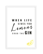 Grab the Gin Art Print-PRINT-Olive et Oriel-Olive et Oriel-A5 | 5.8" x 8.3" | 14.8 x 21cm-White-With White Border-Buy-Australian-Art-Prints-Online-with-Olive-et-Oriel-Your-Artwork-Specialists-Austrailia-Decorate-With-Coastal-Photo-Wall-Art-Prints-From-Our-Beach-House-Artwork-Collection-Fine-Poster-and-Framed-Artwork