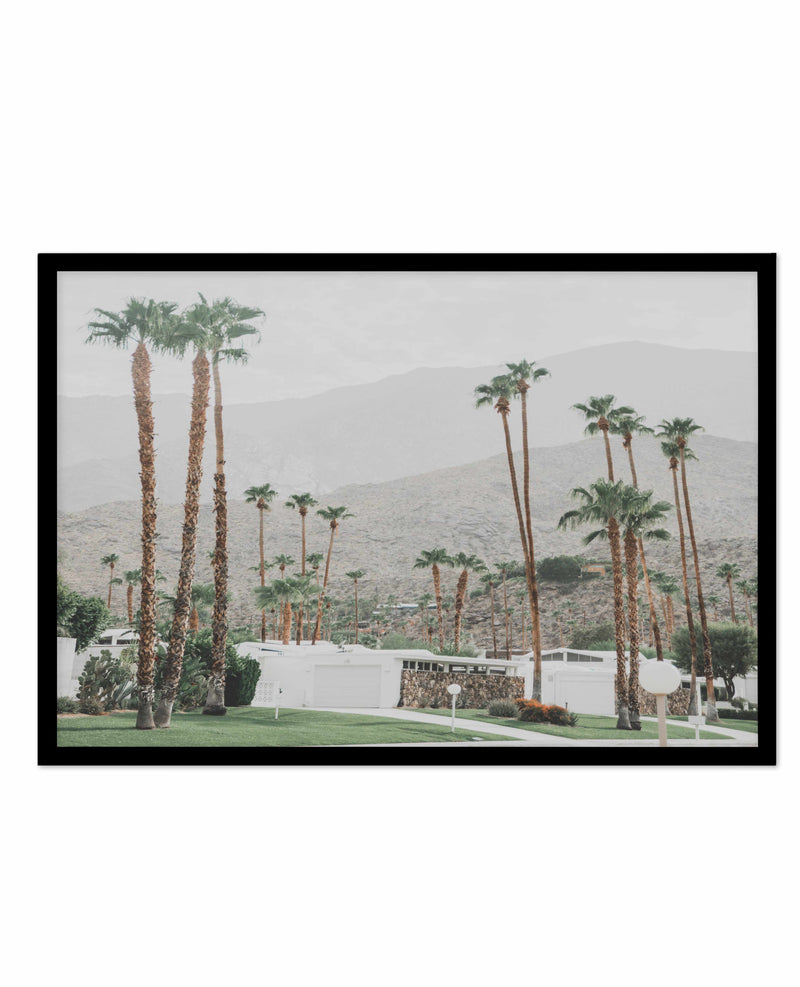 Grass Is Greener | Palm Springs | LS Art Print-PRINT-Olive et Oriel-Olive et Oriel-A4 | 8.3" x 11.7" | 21 x 29.7cm-Black-With White Border-Buy-Australian-Art-Prints-Online-with-Olive-et-Oriel-Your-Artwork-Specialists-Austrailia-Decorate-With-Coastal-Photo-Wall-Art-Prints-From-Our-Beach-House-Artwork-Collection-Fine-Poster-and-Framed-Artwork