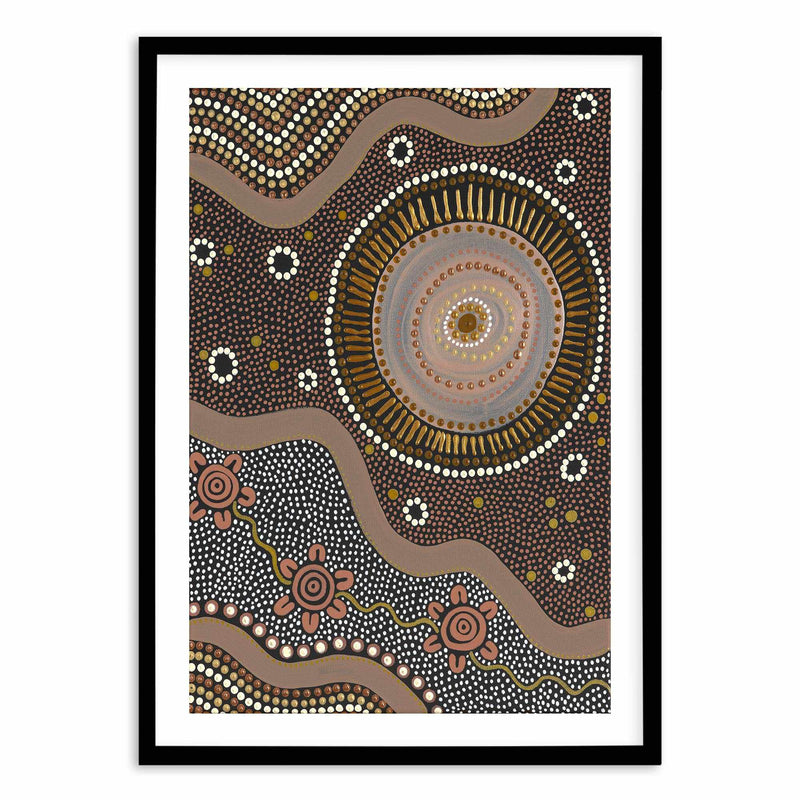 Guided By The Sun By Domica Hill Art Print-PRINT-Olive et Oriel-Domica Hill-A5 | 5.8" x 8.3" | 14.8 x 21cm-Black-With White Border-Buy-Australian-Art-Prints-Online-with-Olive-et-Oriel-Your-Artwork-Specialists-Austrailia-Decorate-With-Coastal-Photo-Wall-Art-Prints-From-Our-Beach-House-Artwork-Collection-Fine-Poster-and-Framed-Artwork