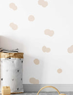 Hand Drawn Dots | Large Decal Set-Decals-Olive et Oriel-Decorate your kids bedroom wall decor with removable wall decals, these fabric kids decals are a great way to add colour and update your children's bedroom. Available as girls wall decals or boys wall decals, there are also nursery decals.