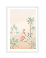 Jungle Monkeys Art Print-PRINT-Olive et Oriel-Olive et Oriel-A5 | 5.8" x 8.3" | 14.8 x 21cm-White-With White Border-Buy-Australian-Art-Prints-Online-with-Olive-et-Oriel-Your-Artwork-Specialists-Austrailia-Decorate-With-Coastal-Photo-Wall-Art-Prints-From-Our-Beach-House-Artwork-Collection-Fine-Poster-and-Framed-Artwork