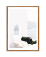 Ocean View II | Santorini Art Print-Shop Greece Wall Art Prints Online with Olive et Oriel - Our collection of Greek Islands art prints offer unique wall art including blue domes of Santorini in Oia, mediterranean sea prints and incredible posters from Milos and other Greece landscape photography - this collection will add mediterranean blue to your home, perfect for updating the walls in coastal, beach house style. There is Greece art on canvas and extra large wall art with fast, free shipping 