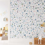 Paris Terrazzo Wallpaper-Wallpaper-Buy Kids Removable Wallpaper Online Our Custom Made Children√¢‚Ç¨‚Ñ¢s Wallpapers Are A Fun Way To Decorate And Enhance Boys Bedroom Decor And Girls Bedrooms They Are An Amazing Addition To Your Kids Bedroom Walls Our Collection of Kids Wallpaper Is Sure To Transform Your Kids Rooms Interior Style From Pink Wallpaper To Dinosaur Wallpaper Even Marble Wallpapers For Teen Boys Shop Peel And Stick Wallpaper Online Today With Olive et Oriel