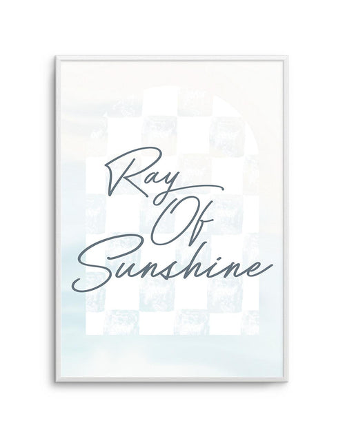 Ray of Sunshine Art Print-PRINT-Olive et Oriel-Olive et Oriel-Buy-Australian-Art-Prints-Online-with-Olive-et-Oriel-Your-Artwork-Specialists-Austrailia-Decorate-With-Coastal-Photo-Wall-Art-Prints-From-Our-Beach-House-Artwork-Collection-Fine-Poster-and-Framed-Artwork